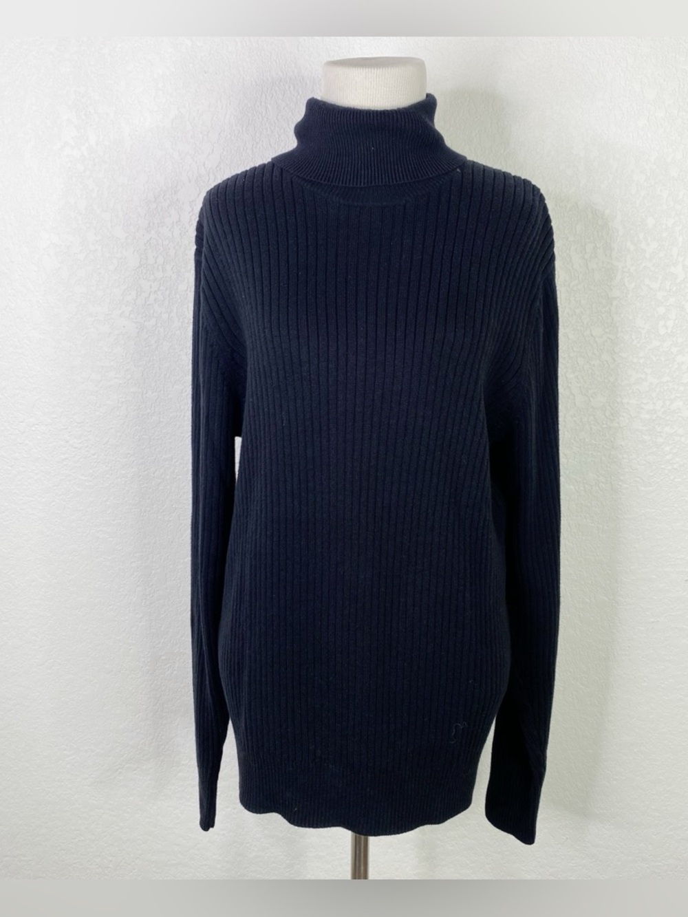 Vintage Gap Black Ribbed Turtleneck Sweater